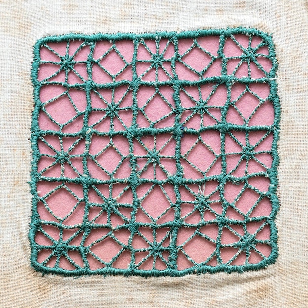 broderie pe pânză naturală